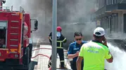 Tatvan’da lastik yangını mahalleyi karıştırdı