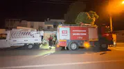 Ceylanpınar gece yarısı yangınla sarsıldı
