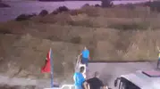 Keban Barajı üzerinde etkili olan sert rüzgar feribot ulaşımını aksattı