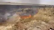 Nusaybin kırsalındaki anız yangını ekipleri harekete geçirdi