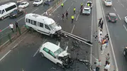 Diyarbakır yolunda iki aracın karıştığı trafik kazasında üç kişi yaralandı