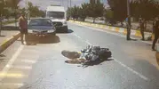 Patnos ilçesinde direksiyon eğitmeninin karıştığı motosiklet kazası yaralanmayla sonuçlandı