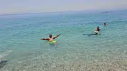 Van Gölü kıyısındaki Adilcevaz sahilleri tatilcilerin yeni gözdesi oldu