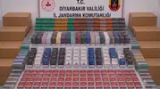 Diyarbakır genelinde düzenlenen operasyonlarda çok sayıda kaçak ürüne el konuldu