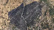 Kulp kırsalında çıkan yangın 50 dönümlük araziyi küle çevirdi