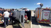 Van Tuşba'da İki Aracın Karıştığı Kazada Sekiz Kişi Yaralandı