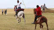 Ağrı'da 4 yıl aradan sonra mahalli at yarışları yeniden start aldı