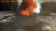 Kurtalan ilçesindeki demiryolu şantiyesinde büyük yangın çıktı