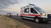 Siverek yolunda kontrolden çıkan araç şarampole devrildi