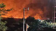 Çınar yolundaki anız yangını ekiplerin müdahalesiyle kontrol altına alındı