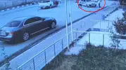 Siirt Baykan'da kendi kendine hareket eden otomobili vatandaşlar son anda durdurdu
