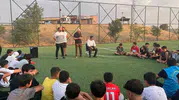 Dicle Kaymakamı Kral Kızı Barajı kenarındaki gençlik kampını ziyaret etti