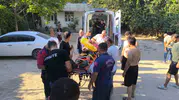 Kızıltepe ilçesinde kayalıklardan düşen bir vatandaş hastaneye kaldırıldı