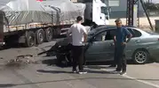Muş'ta otomobil ile tırın çarpışması sonucu bir kişi yaralandı
