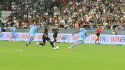 Amed SF ile Trabzonspor arasındaki maçta ilk 20 dakika bordo-mavili üstünlüğüyle geçildi