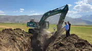 Yüksekova Doski bölgesindeki yirmi köyde taşkın önleme çalışmaları başladı