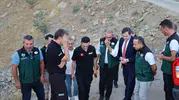 Şırnak Taşdelen köyünde heyelan ve taşkın tehlikesi için önlem alınıyor