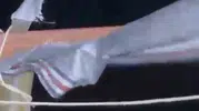 Ağın'da kamp kuran balıkçıyı fırtına vurdu, o anlar kamerada