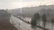 Elazığ'da yıldırım düşme anı cep telefonu kamerasında