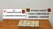 Şemdinli sınır hattında 7 kilo 720 gram eroin bulundu