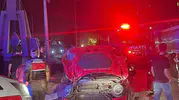 Batman'da kavşakta çarpışan iki otomobilde 3 kişi yaralandı
