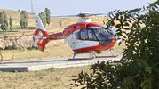 Van'da durumu ağırlaşan hasta için hava ambulansı seferber oldu