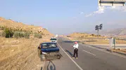 Hasankeyf'te kamyonetle otomobil çarpıştı, 2 kişi yaralandı
