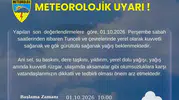 Tunceli için kuvvetli yağış uyarısı