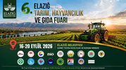 Elazığ Tarım ve Hayvancılık Fuarı 16 Eylül'de kapılarını açıyor