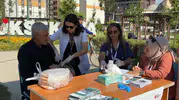Yüksekova halkı parkta kurulan stantlarda sağlık kontrolünden geçiyor
