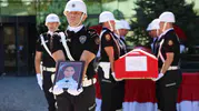 Elazığ'da trafik kazasında hayatını kaybeden polis memuru son yolculuğuna uğurlandı