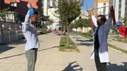 Yüksekova halkı parklarda sağlık taramasından geçiyor