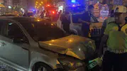 Batman TPAO Bulvarı üzerinde iki otomobil çarpıştı