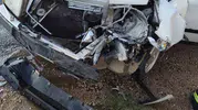 Kızıltepe yolunda iki araç çarpıştı