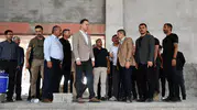İdil ilçesine kazandırılacak yarı olimpik yüzme havuzunda çalışmalar hızla ilerliyor