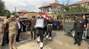 Yüksekova şehidini dualarla son yolculuğuna uğurladı