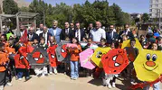 Bitlisli çocuklar Gazze için gökyüzünü uçurtmalarla donattı