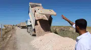 Siverek Keçiburç Mahallesi yolunda asfalt yenileme çalışmaları başladı
