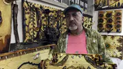 Vanlı Sami Demir atık malzemelerden sanat eserleri üretiyor