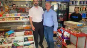 Çermik Müftüsü Kızılarslan Ahilik Haftası kapsamında esnafla bir araya geldi