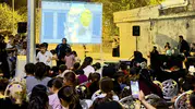 Silopi Cudi Mahallesi sakinleri açık havada sinema keyfi yaşadı
