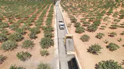 Birecik ilçesinde 40 kilometrelik grup yolu yenileniyor