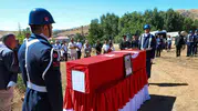 Bingöl'de görev başındaki güvenlik korucusu son yolculuğuna uğurlandı