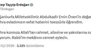 AK Parti Milletvekili Abdulkadir Emin Önen evlat acısıyla sarsıldı