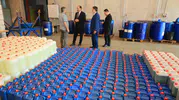 Elazığlı öğrenciler okul atölyesinde günlük 10 ton temizlik ürünü üretiyor
