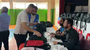 Yüksekova'da yüz yetim öğrenciye kırtasiye desteği sağlandı