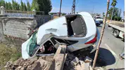 Patnos Hayvan Borsası Kavşağında İki Araç Çarpıştı
