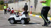 Minik sürücüler trafik kurallarını eğlenerek öğrendi