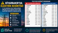 Diyarbakır'da elektrik kesintisi! 27-28 Haziran'da hangi ilçelerde elektrikler kesilecek?