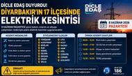 8 Haziran'da Diyarbakır'da hangi mahallelerde elektrik olmayacak?